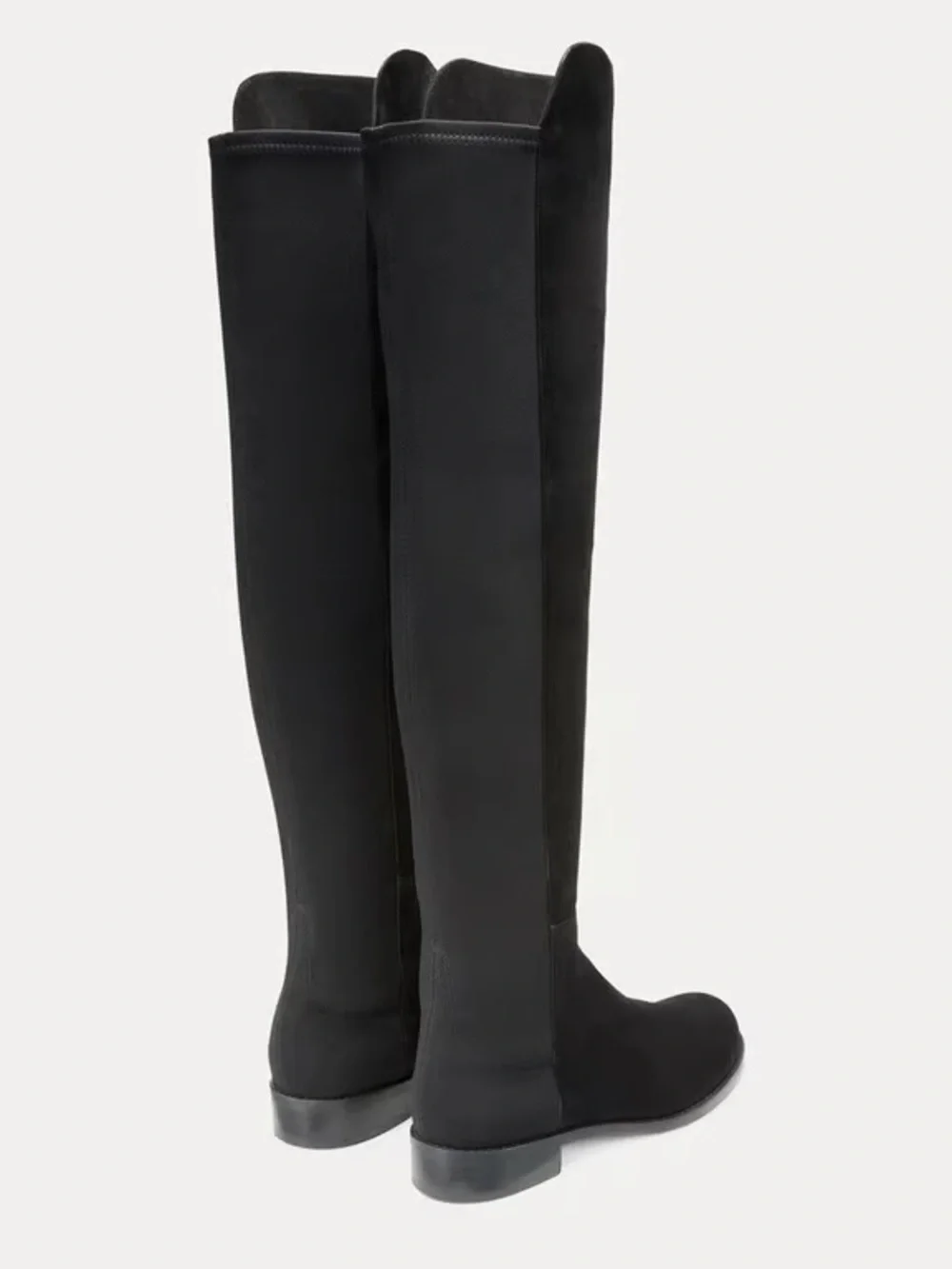 Stuart Weitzman Black Over-the-Knee Stretch Riding Boots
